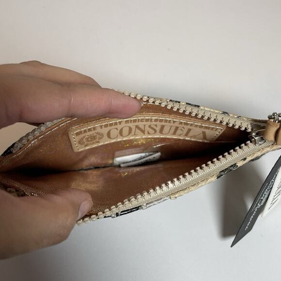 Consuela Card Organizer Kyle Snake Print Wallet 7” X 3” - Picture 5 of 5